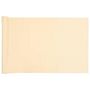Voir la diapositive 2 : VIDAXL Ecran d'intimite de balcon creme 600x75 cm PVC