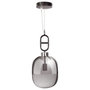 Voir la diapositive 1 : Paris Prix Lampe Suspension Design  Calai  25cm Gris & Noir