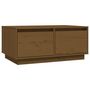 Voir la diapositive 2 : VIDAXL Table basse Marron miel 80x50x35 cm Bois massif de pin