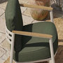 Voir la diapositive 4 : JARDIDECO Salon de jardin Dekoa en alu et pin - 4 places - Jardideco