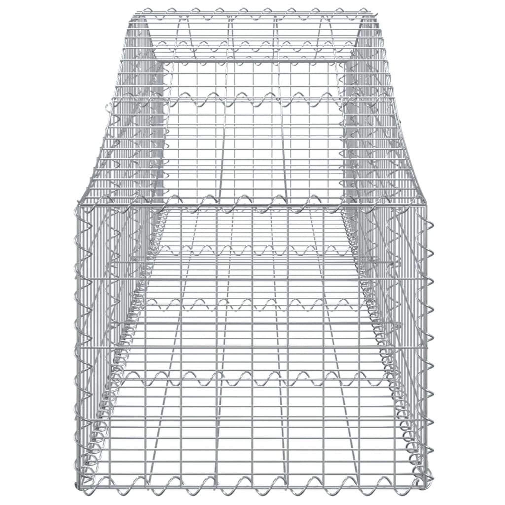 Voir la diapositive 5 : VIDAXL Paniers a gabions arques 40 pcs 200x50x40/60 cm fer galvanise