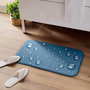 Voir la diapositive 5 : Paris Prix Tapis de Bain Microfibre  Bubble  45x75cm Bleu