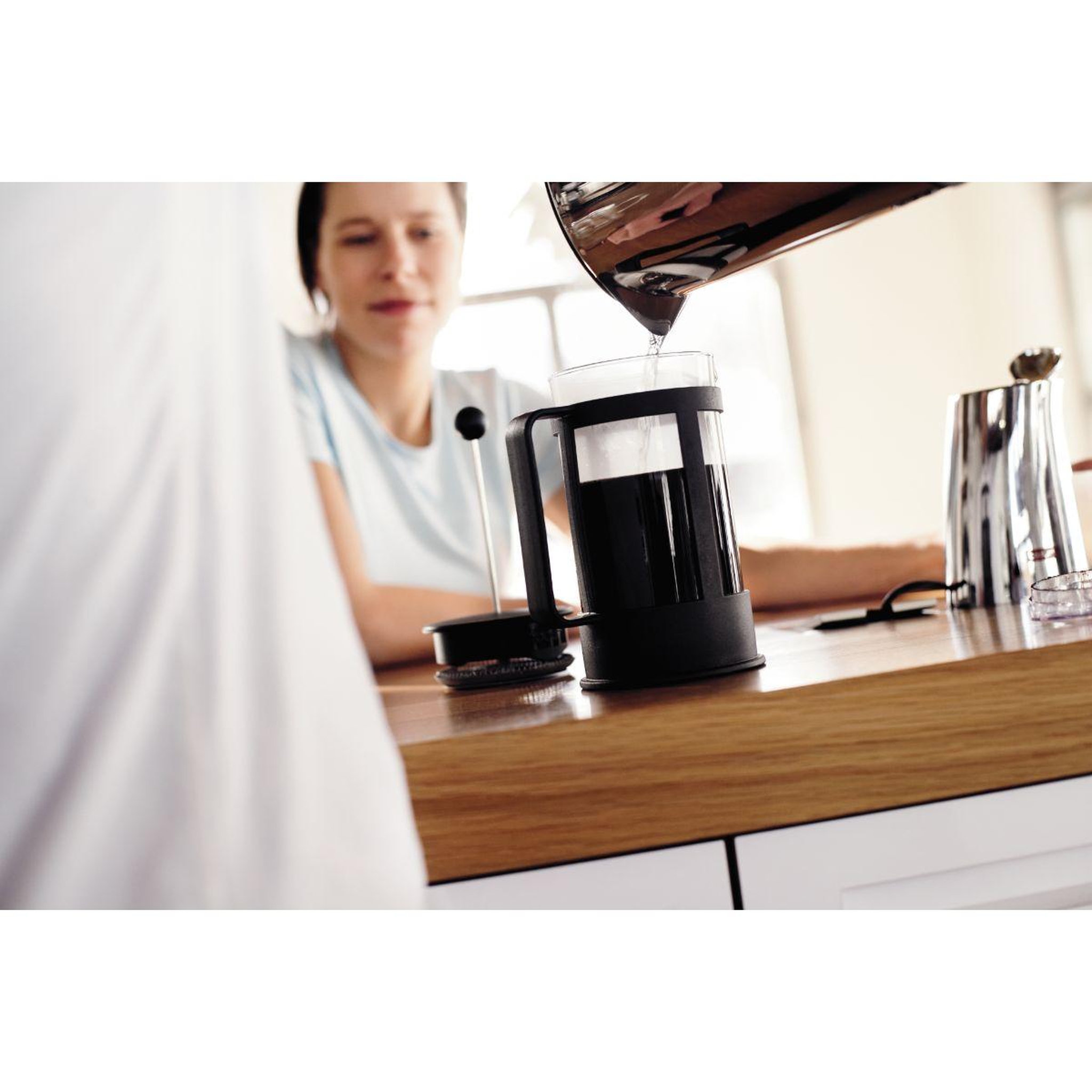Voir la diapositive 5 : Bodum Cafetière à piston KENYA 8 tasses 1L