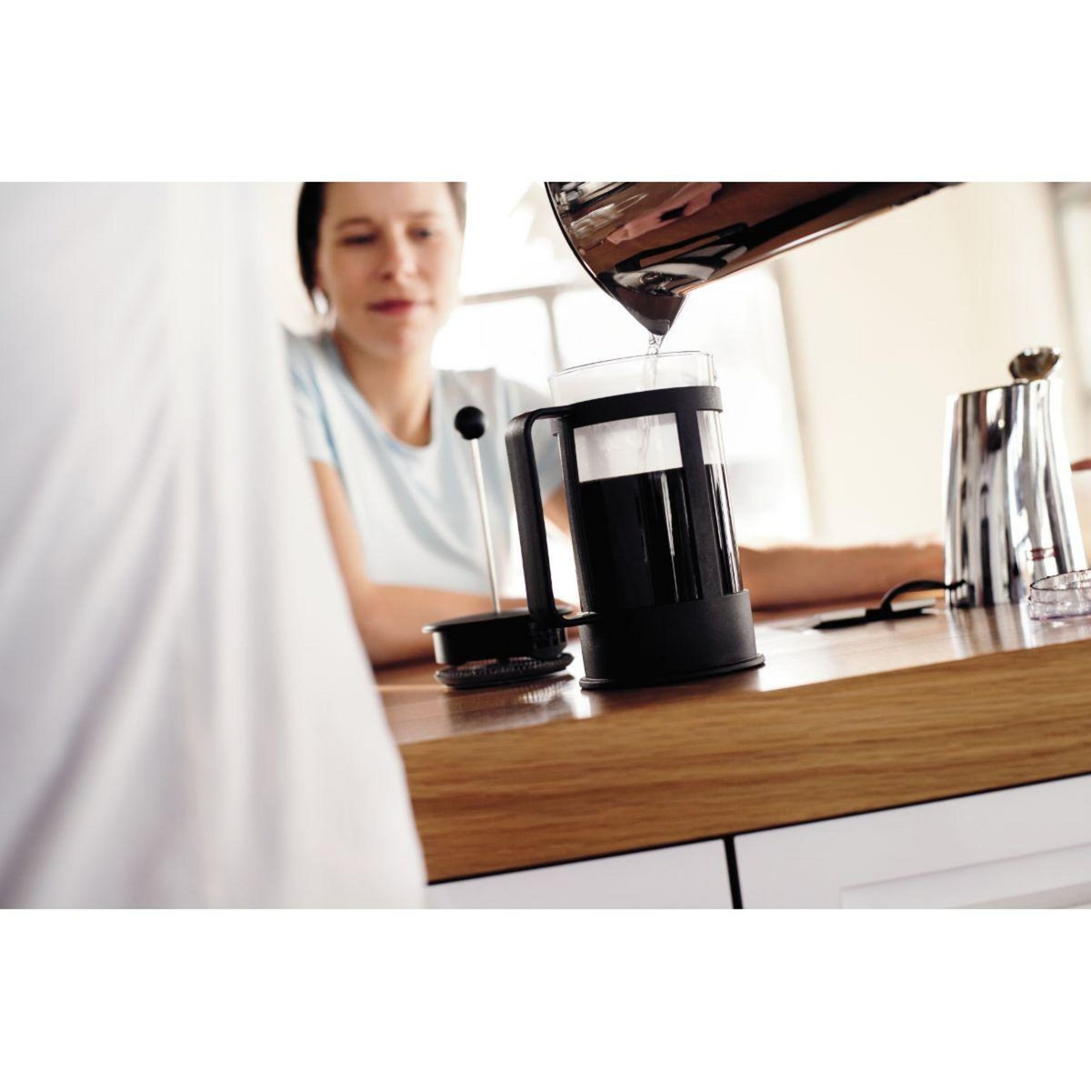 Bodum Cafetière à piston KENYA 8 tasses 1L