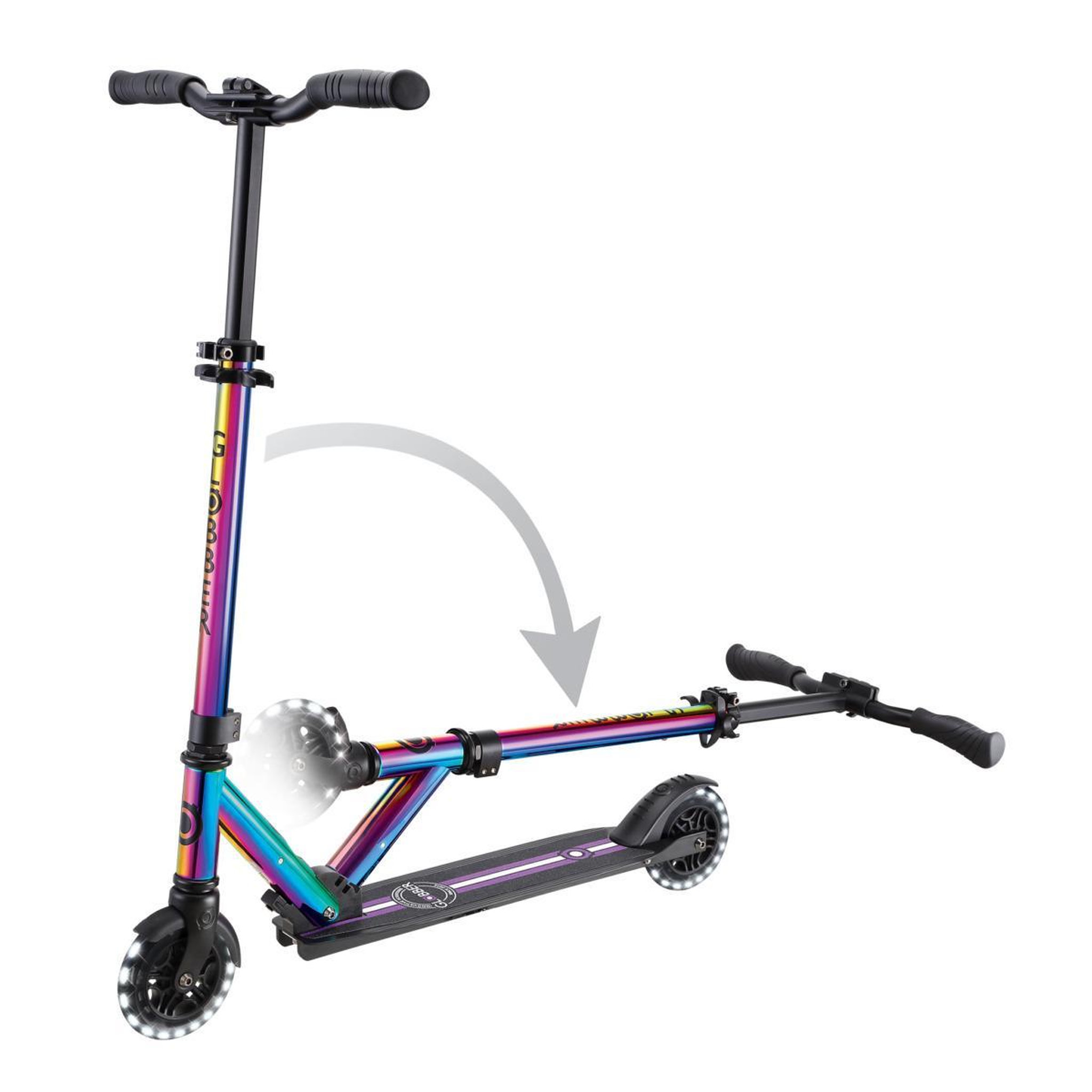Voir la diapositive 4 : Globber Trottinette Flow Element Lights Neo