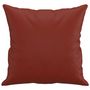 Voir la diapositive 4 : VIDAXL Coussins decoratifs lot de 2 Rouge bordeaux 40x40 cm Similicuir