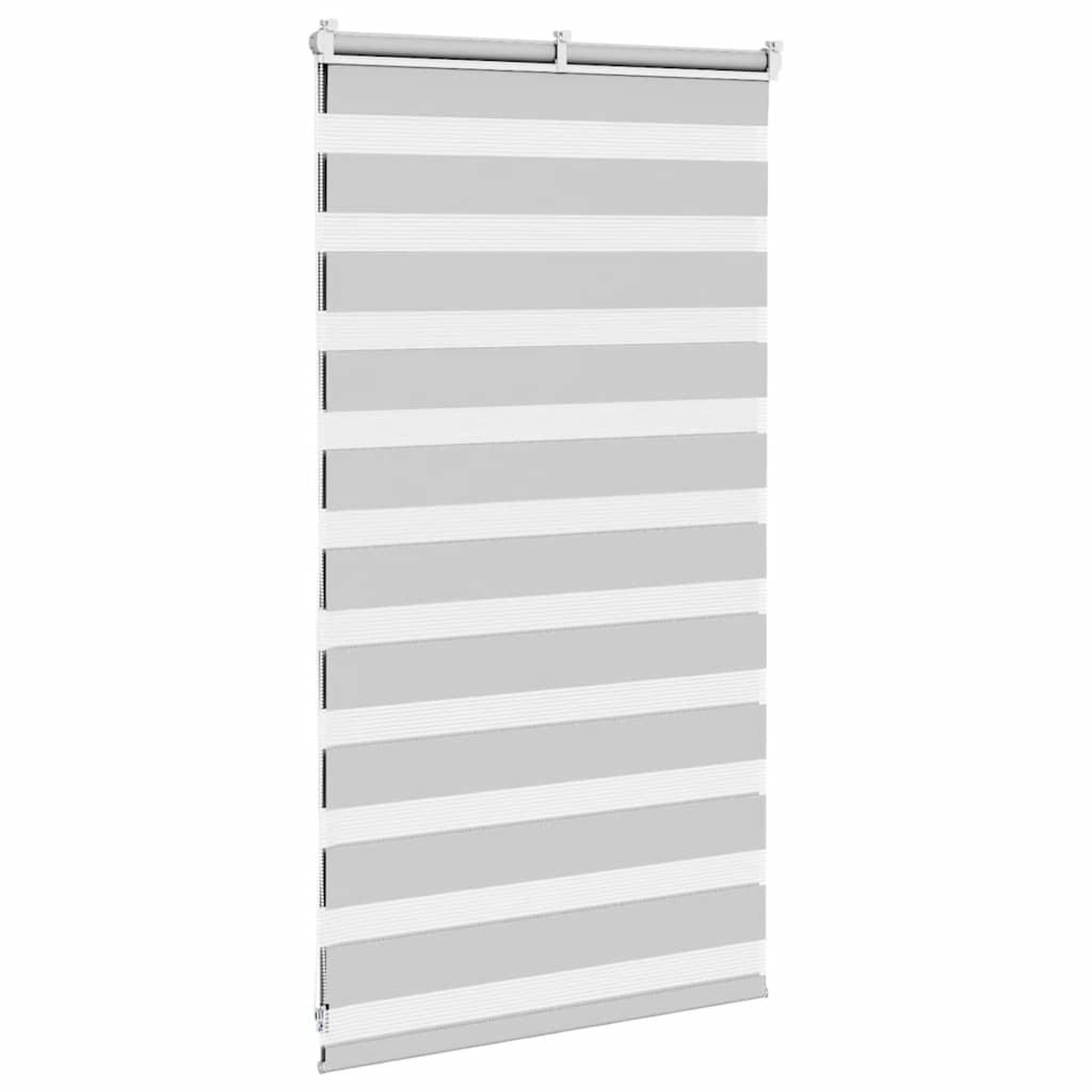 Voir la diapositive 4 : VIDAXL Store zebre gris clair largeur du tissu 65,9 cm polyester