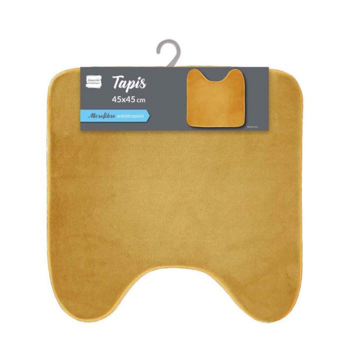 Paris Prix Tapis Contour WC  Vitamine  45x45cm Ocre