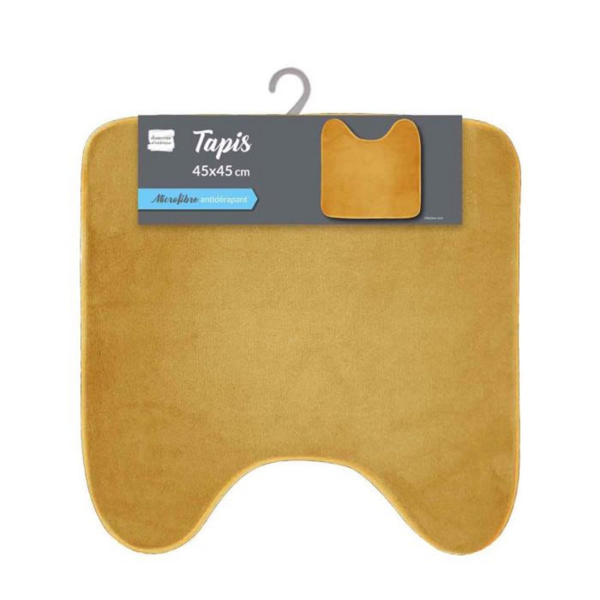 Paris Prix Tapis Contour WC  Vitamine  45x45cm Ocre