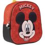Voir la diapositive 2 : DISNEY Sac maternelle 3D rouge Mickey