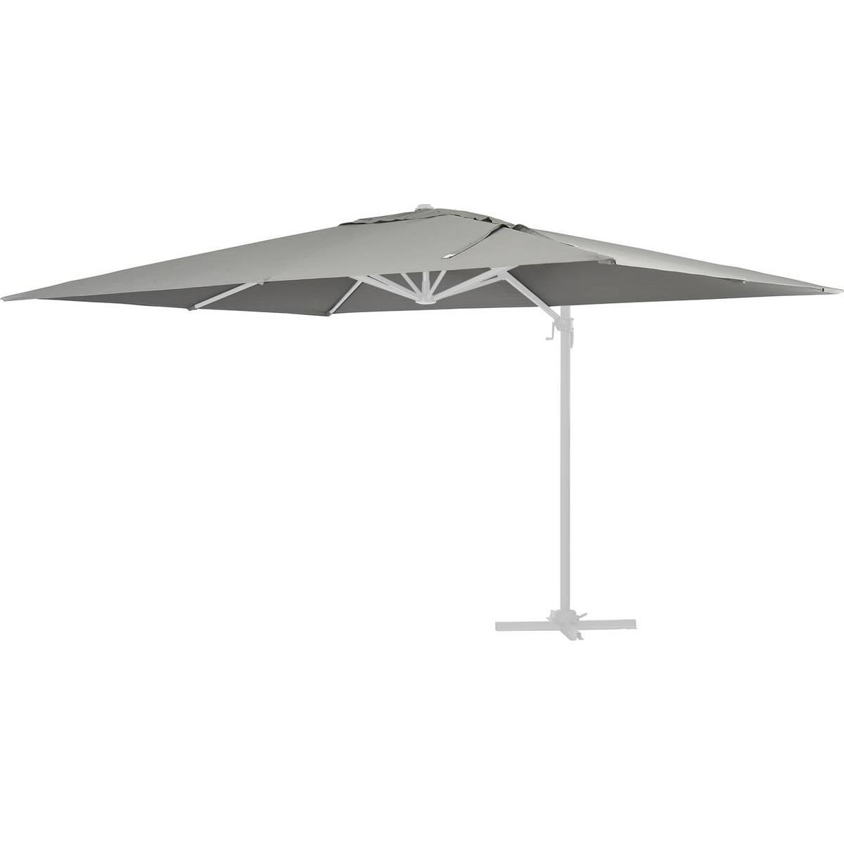 Habitat et Jardin Toile parasol déporté  Sun 3  - 3 x 3 m - Gris clair