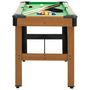 Voir la diapositive 3 : VIDAXL Table de billard 4 pieds 122x61x76 cm Marron