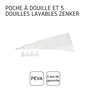 Voir la diapositive 4 : ZENKER Ensemble de 2 Poches à douille et 10 embouts en plastique 28 cm Zenker Smart Pastry