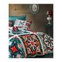 Voir la diapositive 2 : GENERIQUE Parure de lit - 1 housse de couette 220 x 240 cm + 2 taies d'oreiller 60 x 60 cm - 100 % polyester microsatin - Vert