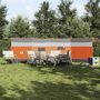 Voir la diapositive 3 : VIDAXL Brise vent de camping gris et orange 510x153 cm imperméable