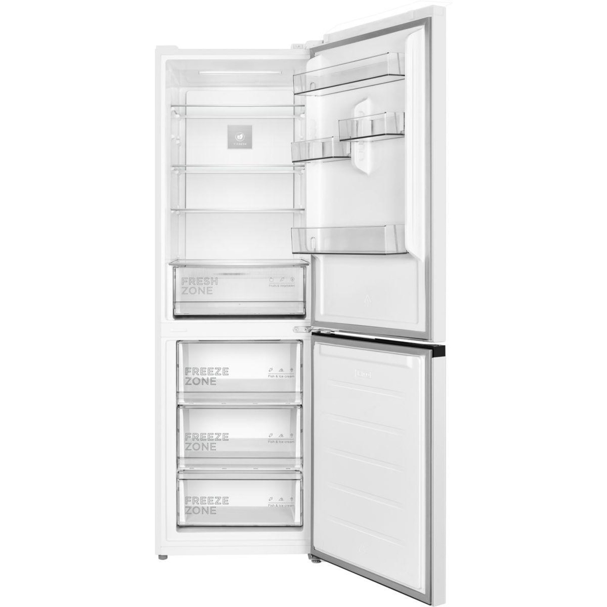 Voir la diapositive 5 : TCL Réfrigérateur combiné rf340bwd0