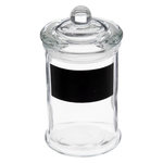 FIVE Bonbonnière en Verre  Vintage  15cm Transparent