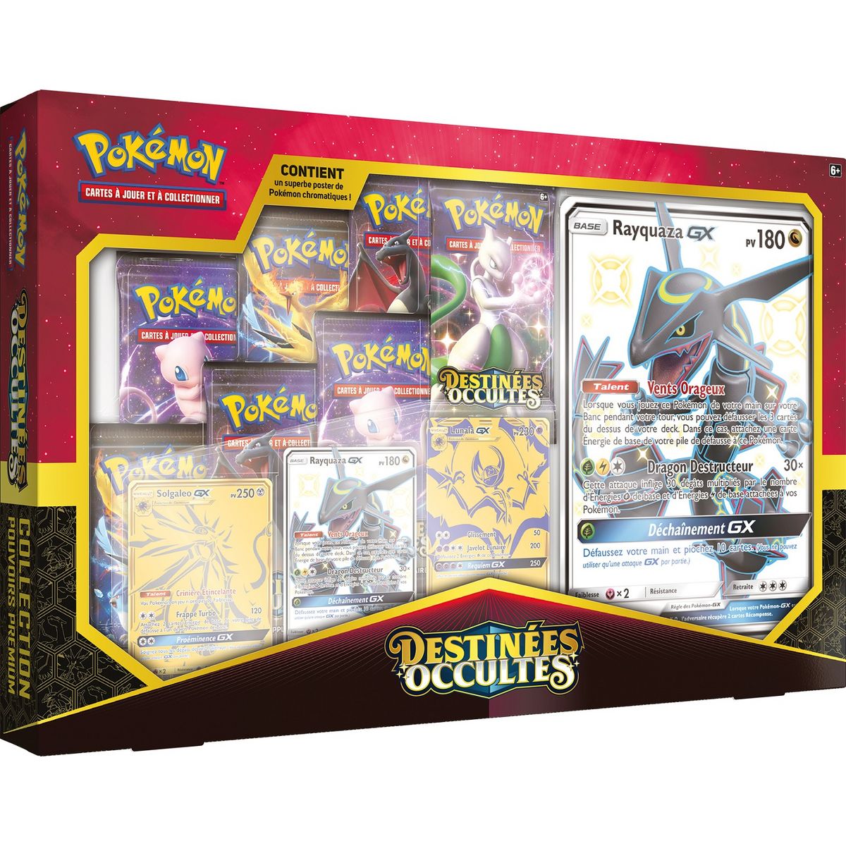 ASMODEE Coffret pouvoirs premium - Pokémon Soleil et Lune 11.5 Destinées Occultes