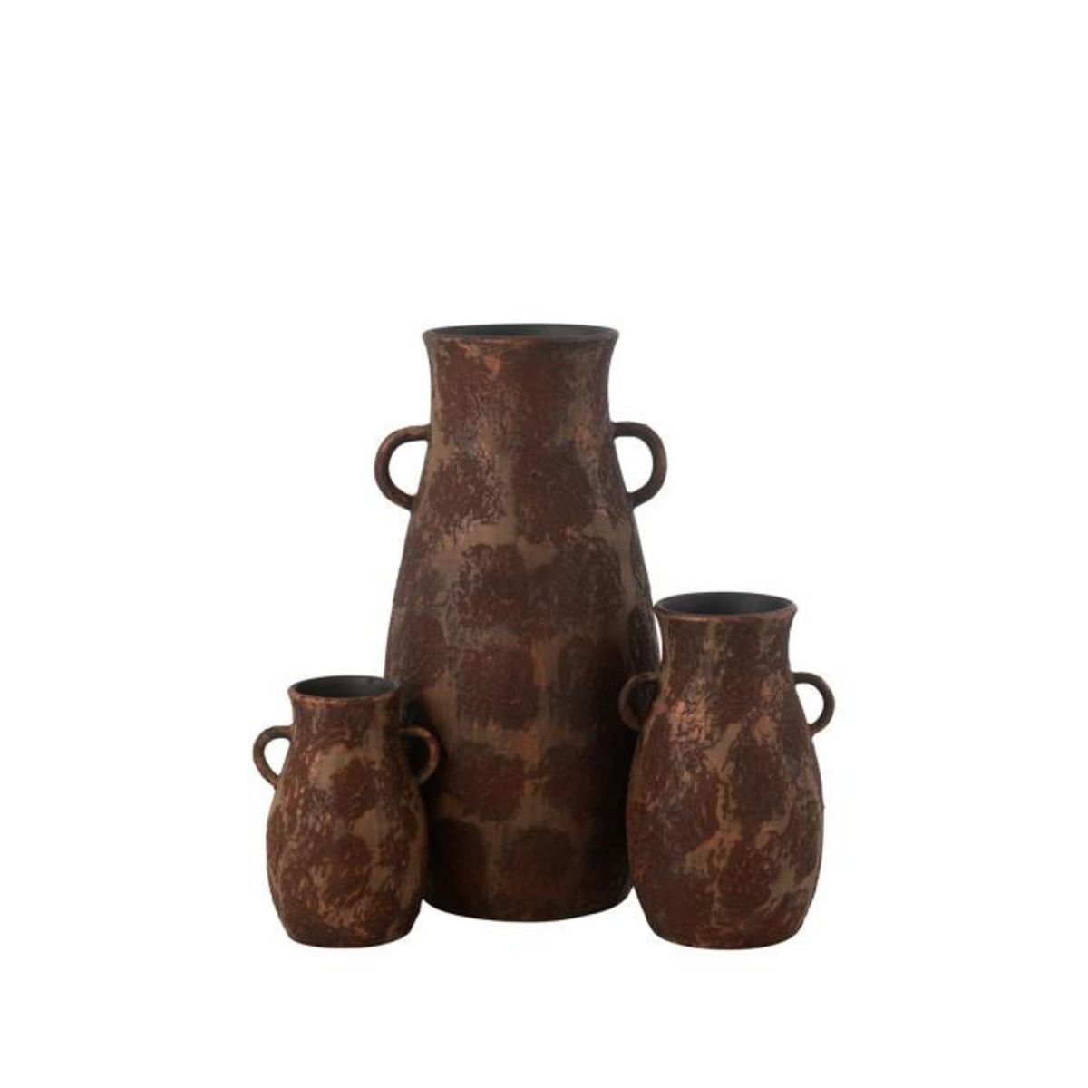 Paris Prix Vase en Terre Cuite  Amphore  30cm Marron