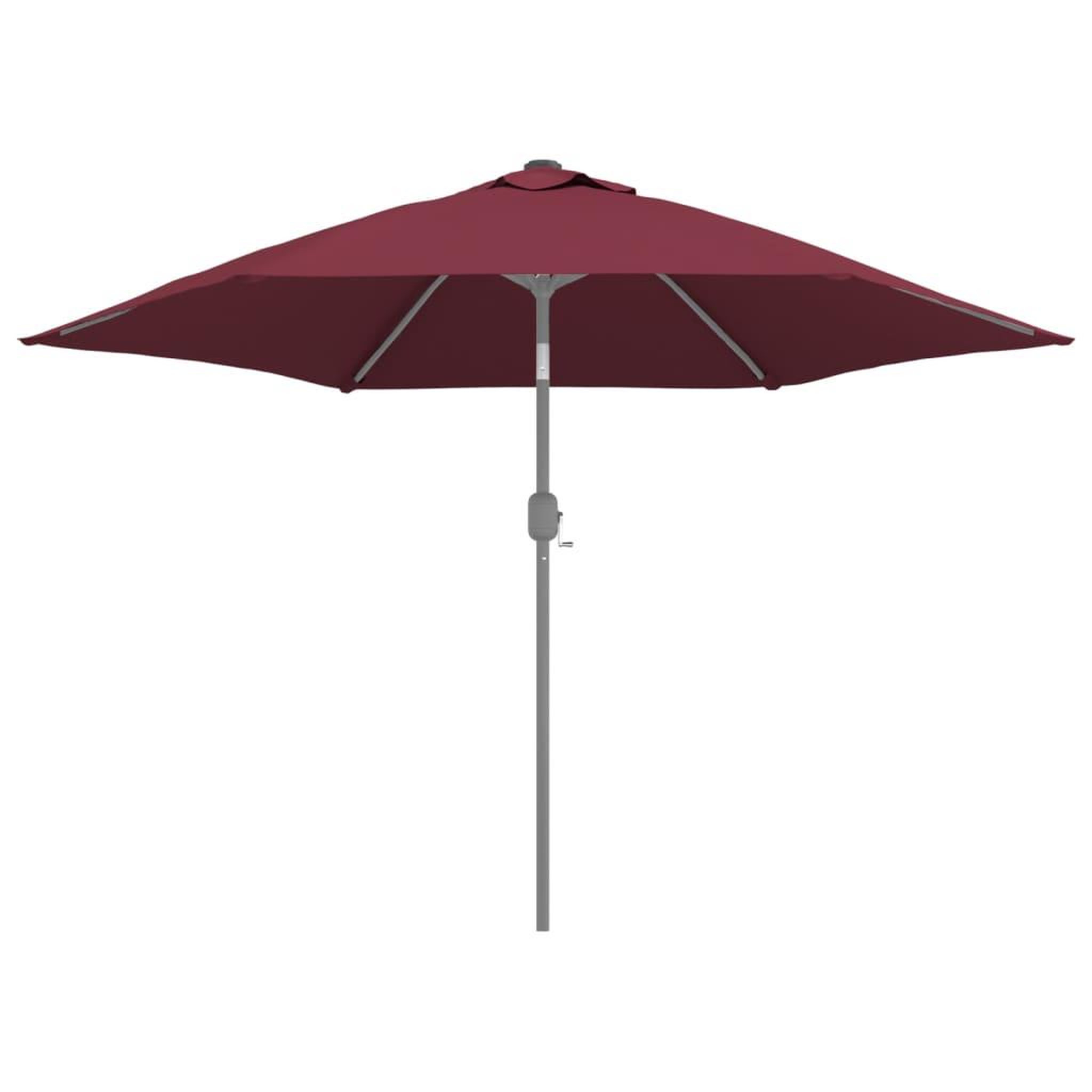 Voir la diapositive 4 : VIDAXL Tissu de remplacement pour parasol d'exterieur Bordeaux 300 cm