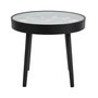 Voir la diapositive 3 : Paris Prix Table d'Apppoint Horloge  Lounge  50cm Noir