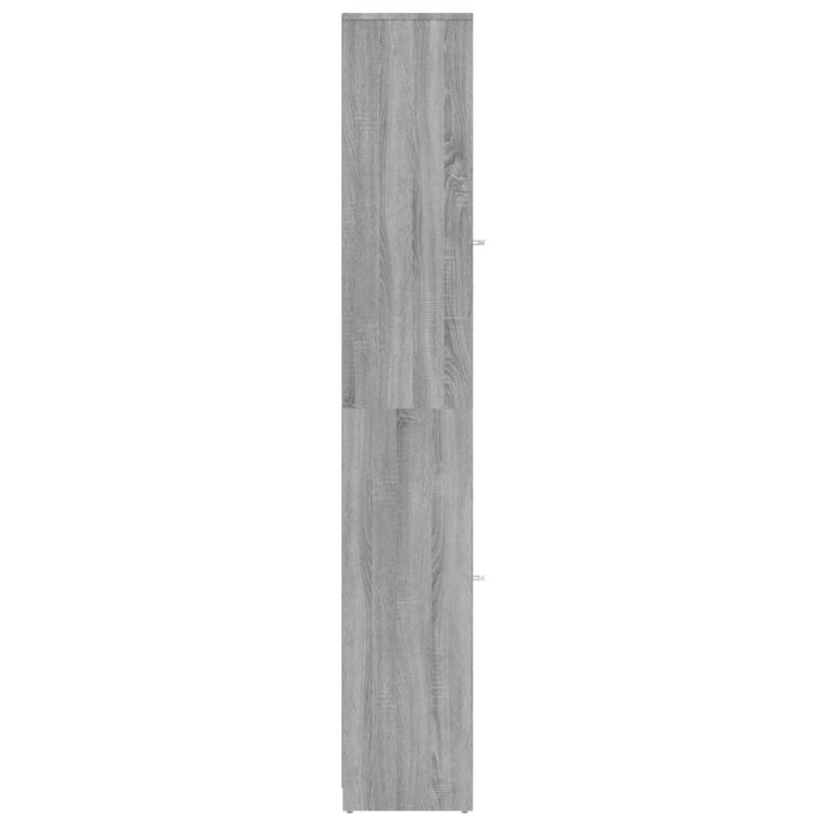 VIDAXL Armoire de bain Sonoma gris 30x30x183,5 cm Bois d'ingenierie