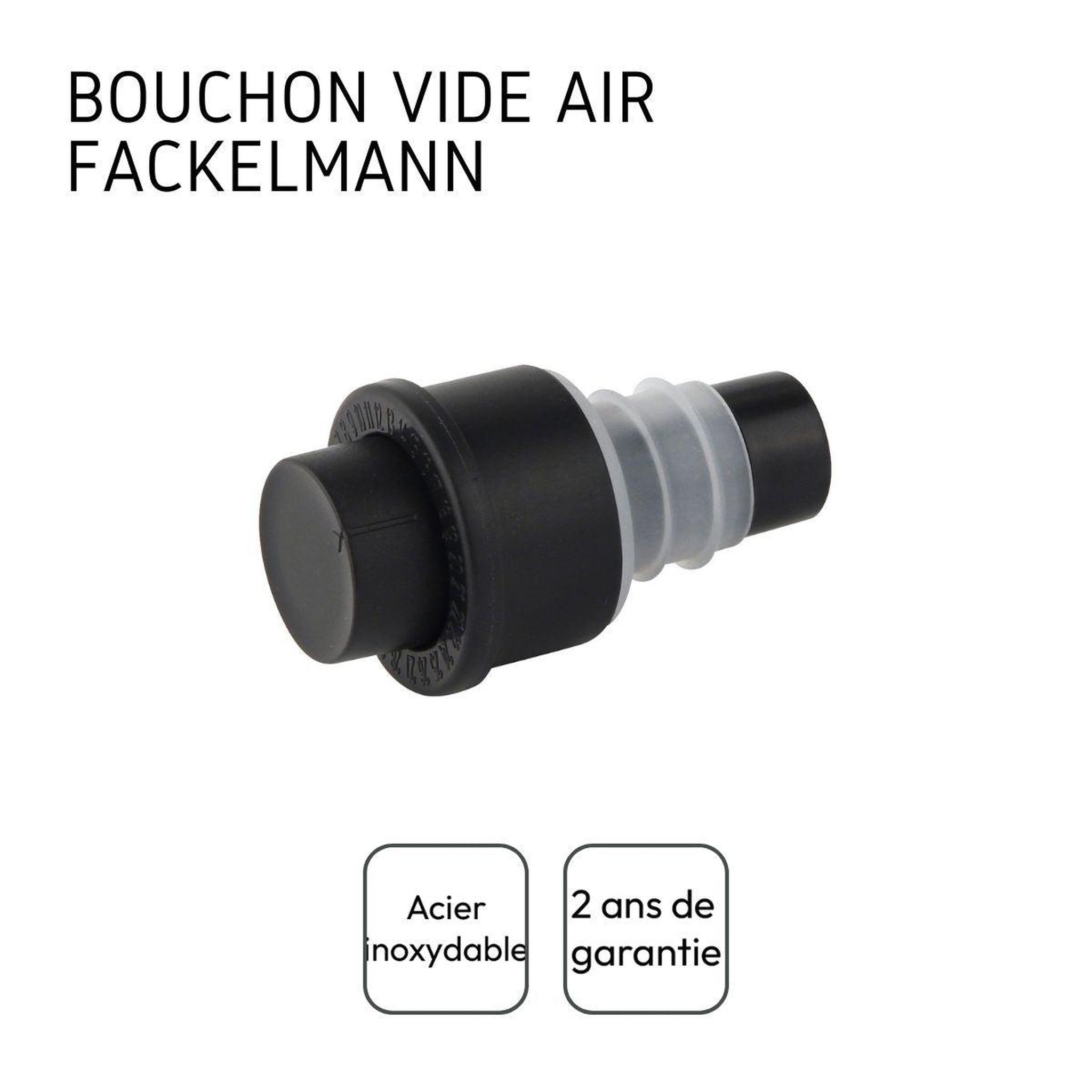 Voir la diapositive 4 : Fackelmann Bouchon de bouteille avec pompe vide air fackelmann bar concept