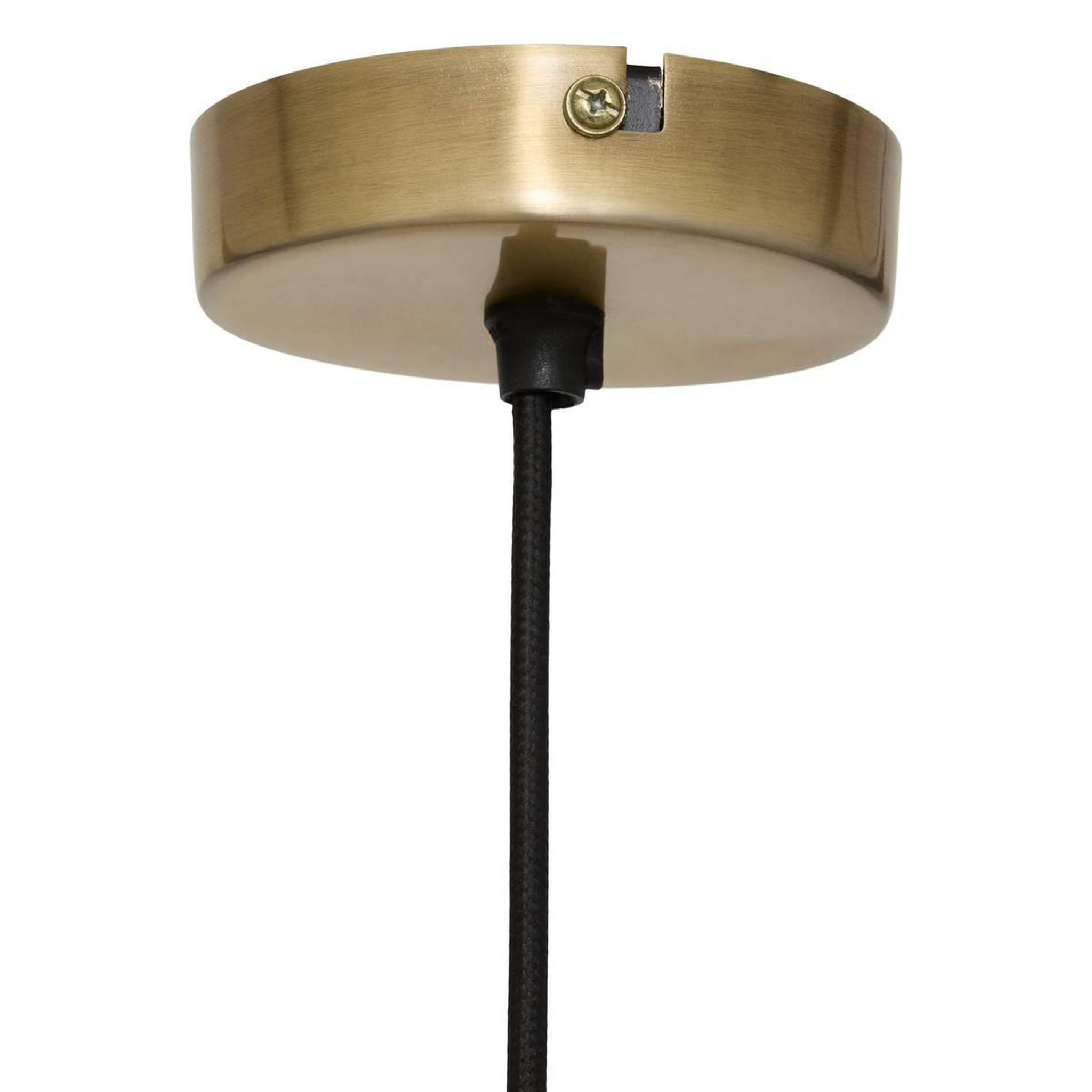Voir la diapositive 3 : ATMOSPHERA Lampe Suspension en Métal  Gena  39cm Doré