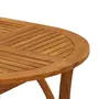 VIDAXL Table de jardin 200x90x75 cm Bois d'acacia solide