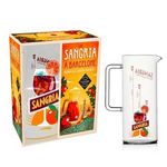 UNE SANGRIA A BARCELONE. PREPAREZ DES SANGRIA PARFAITES ! COFFRET AVEC 1 CARAFE A SANGRIA DE 1L ET 1 LIVRE DE RECETTES, Hachette Pratique