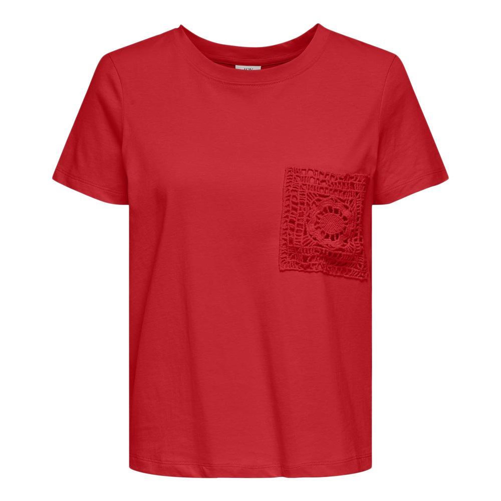 JACQUELINE DE YONG T-shirt Rouge Femme JDY Selma. Coloris disponibles : Rouge