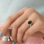 Voir la diapositive 2 : SC BOHEME Bague ajustable SC Bohème ornée d'un onyx noir