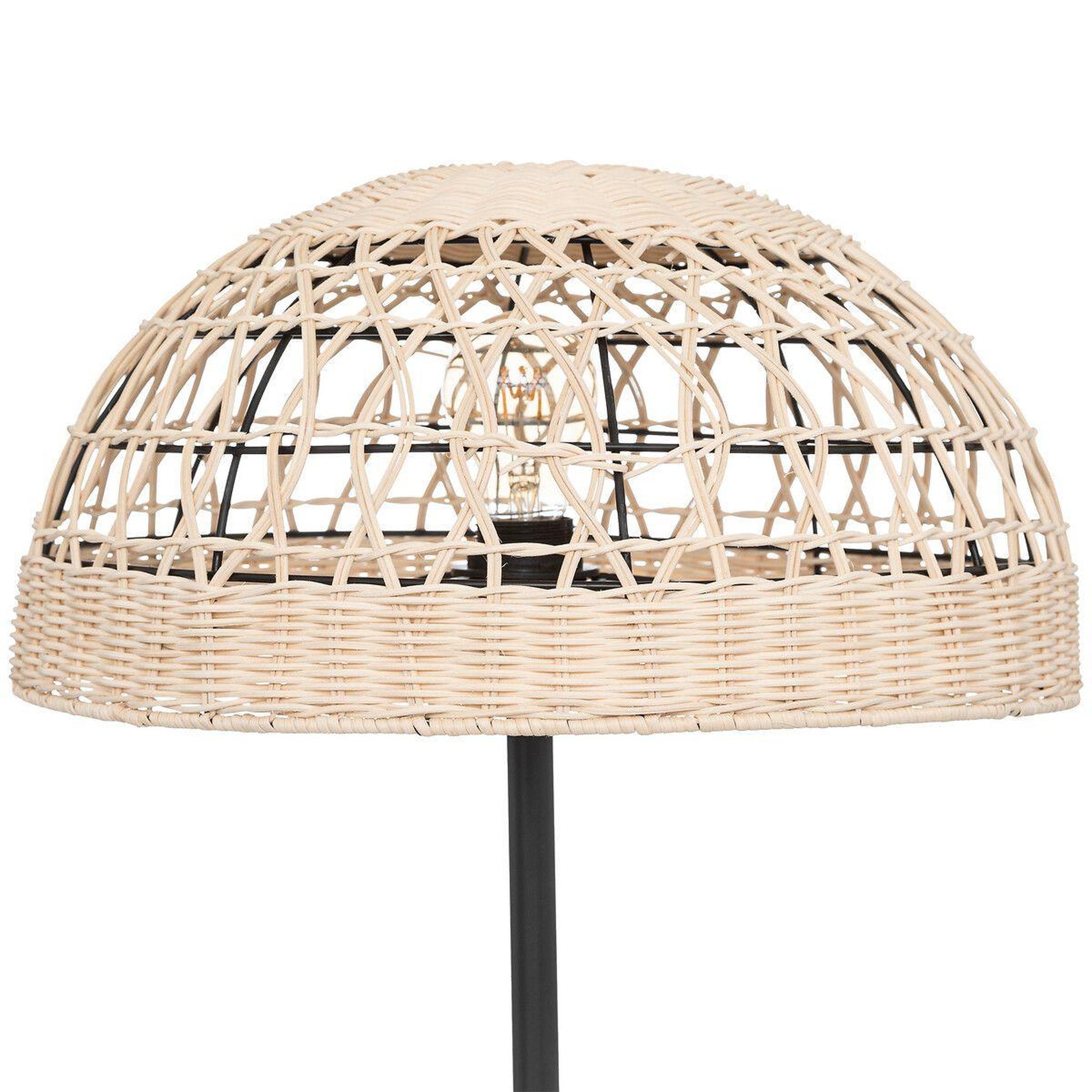 Voir la diapositive 2 : ATMOSPHERA Lampadaire en rotin  rory  150cm beige