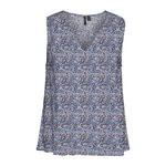 Vero Moda Blouse  à Motifs Femme Vero Moda Easy Joy. Coloris disponibles : Bleu