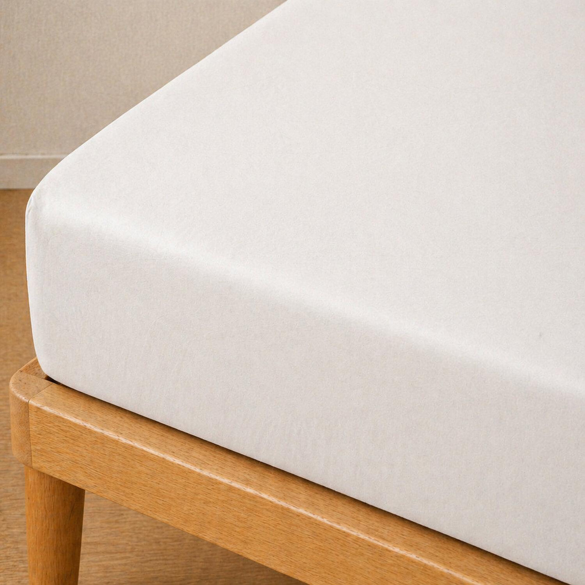 Voir la diapositive 2 : ATELIER DU COTON Parure de drap et drap housse coton 57fils unie