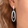 Voir la diapositive 2 : SC CRYSTAL Boucles d'oreilles SC Crystal ornées de Cristaux scintillants