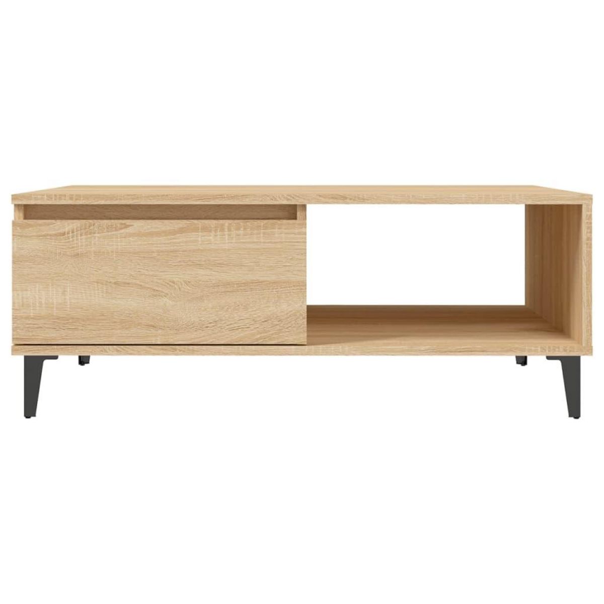VIDAXL Table basse chene sonoma 90x60x35 cm bois d'ingenierie