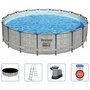 Voir la diapositive 2 : BESTWAY Bestway Piscine Power Steel 549x122 cm