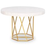 Paris Prix Table de Repas Extensible  Janina  110-260cm Blanc