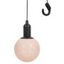 Voir la diapositive 2 : Paris Prix Lampe Suspension à Led  Boule  24cm Beige