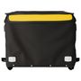 Voir la diapositive 6 : VIDAXL Remorque de vélo noir et jaune 45 kg fer