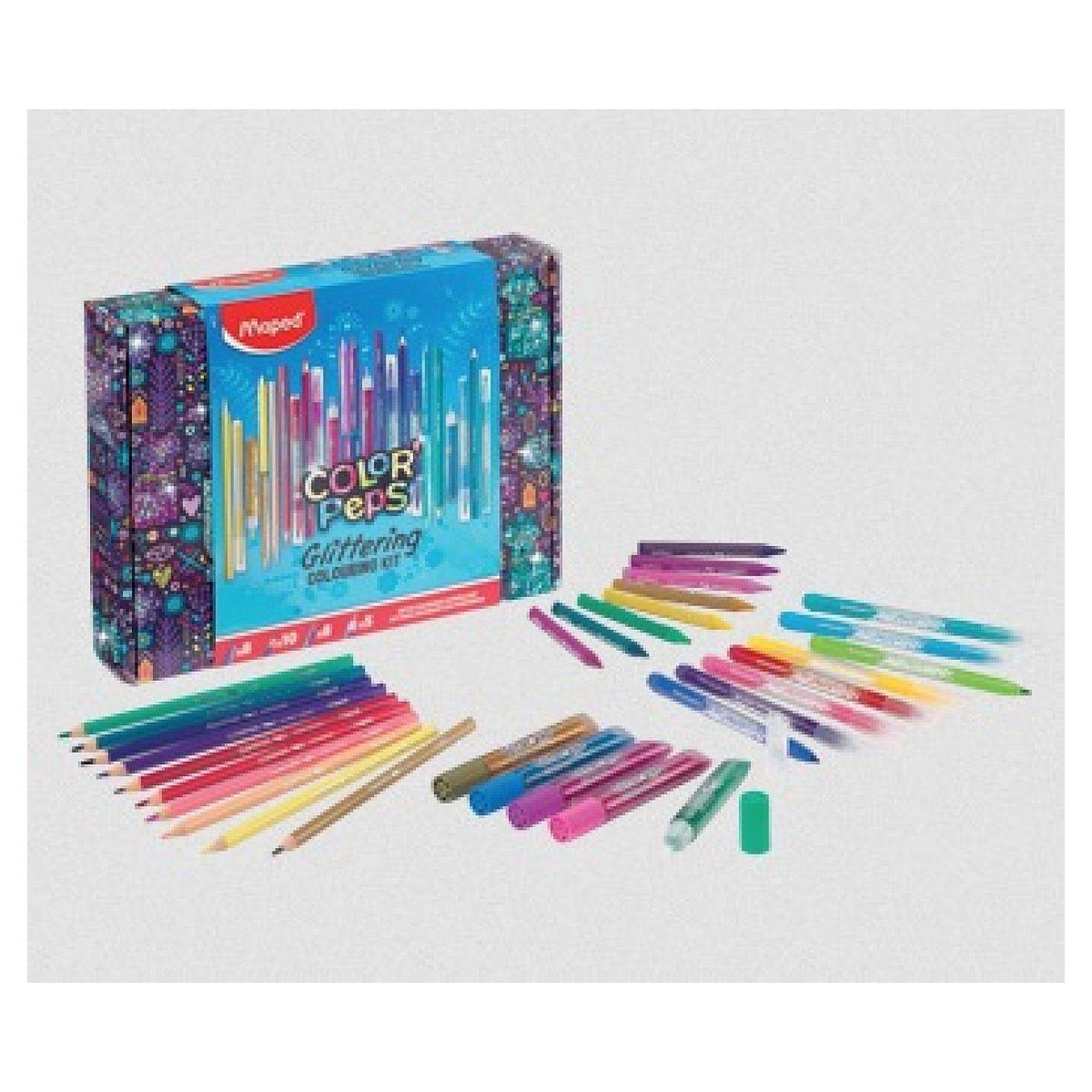 Voir la diapositive 3 : MAPED Kit couleurs scintillantes