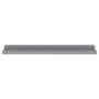 Voir la diapositive 4 : VIDAXL Etageres murales 4 pcs Gris 80x9x3 cm