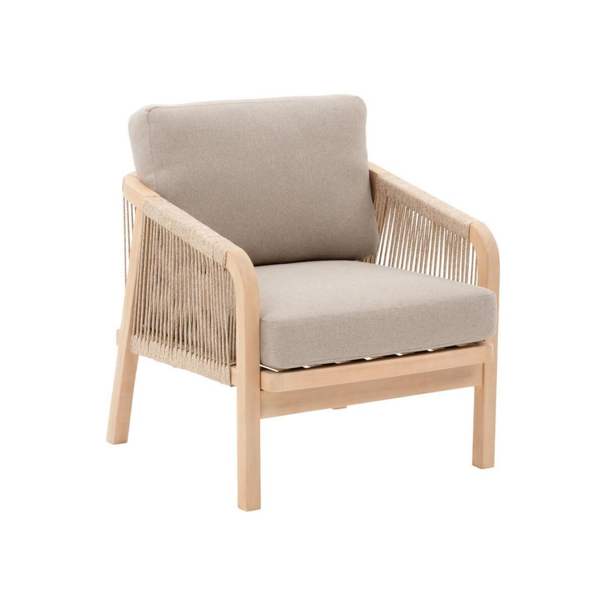 HESPERIDE Salon de jardin en bois d'acacia Papouasie - 5 places - Hespéride