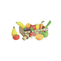 Voir la diapositive 1 : Vilac Jour de marché : Set de fruits et légumes en bois