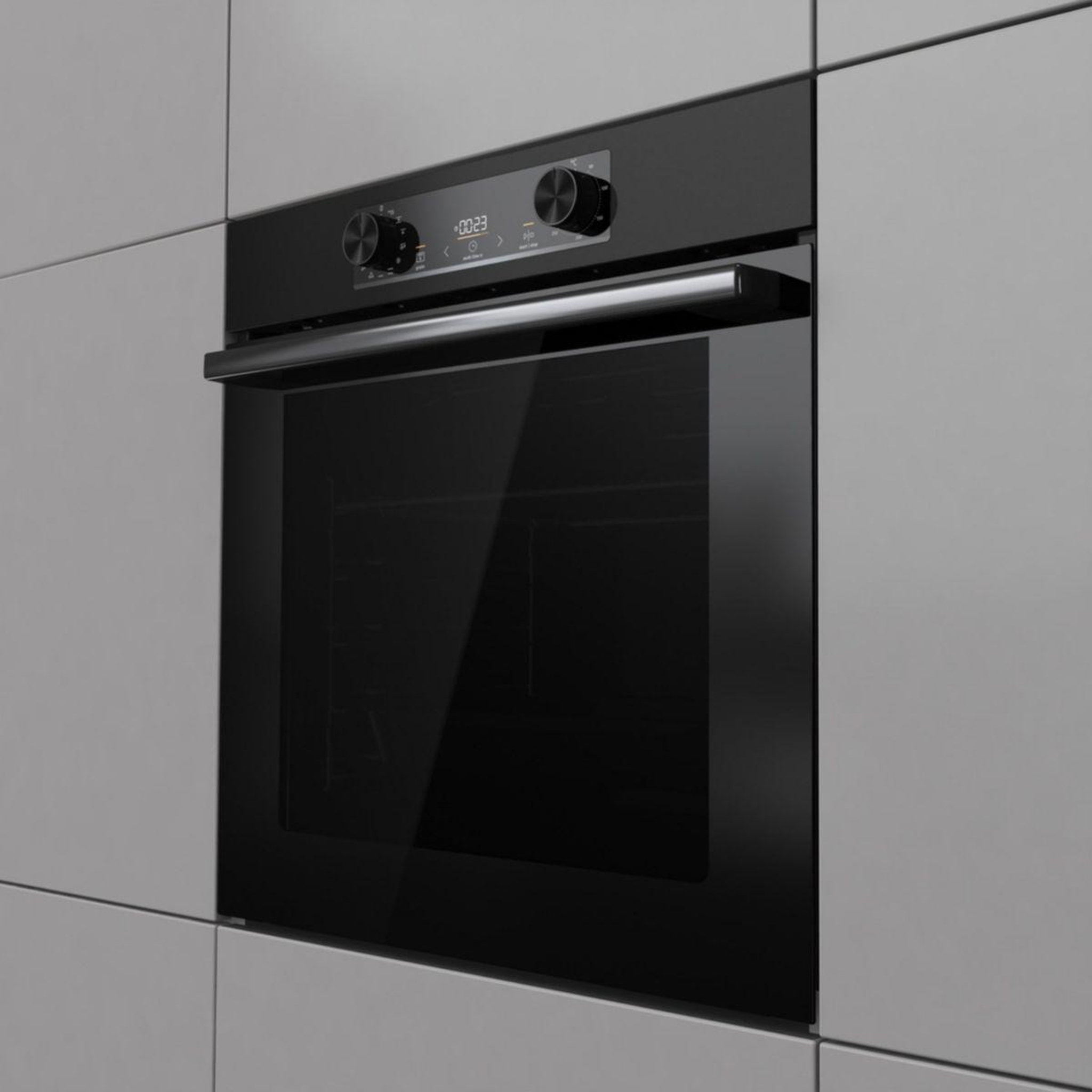Voir la diapositive 3 : GORENJE Four encastrable bop6737e02bk + table induction gi601fmc - pyrolyse - chaleur pulsée - porte froide
