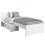 Voir la diapositive 5 : PARISOT PARISOT Chambre enfant complete 2 pieces - Lit + bureau - Style essentiel - Décor blanc - COSMOS