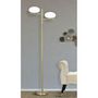 Voir la diapositive 5 : Paris Prix Lampadaire 2 Sphères  Glamy  180cm Blanc & Or