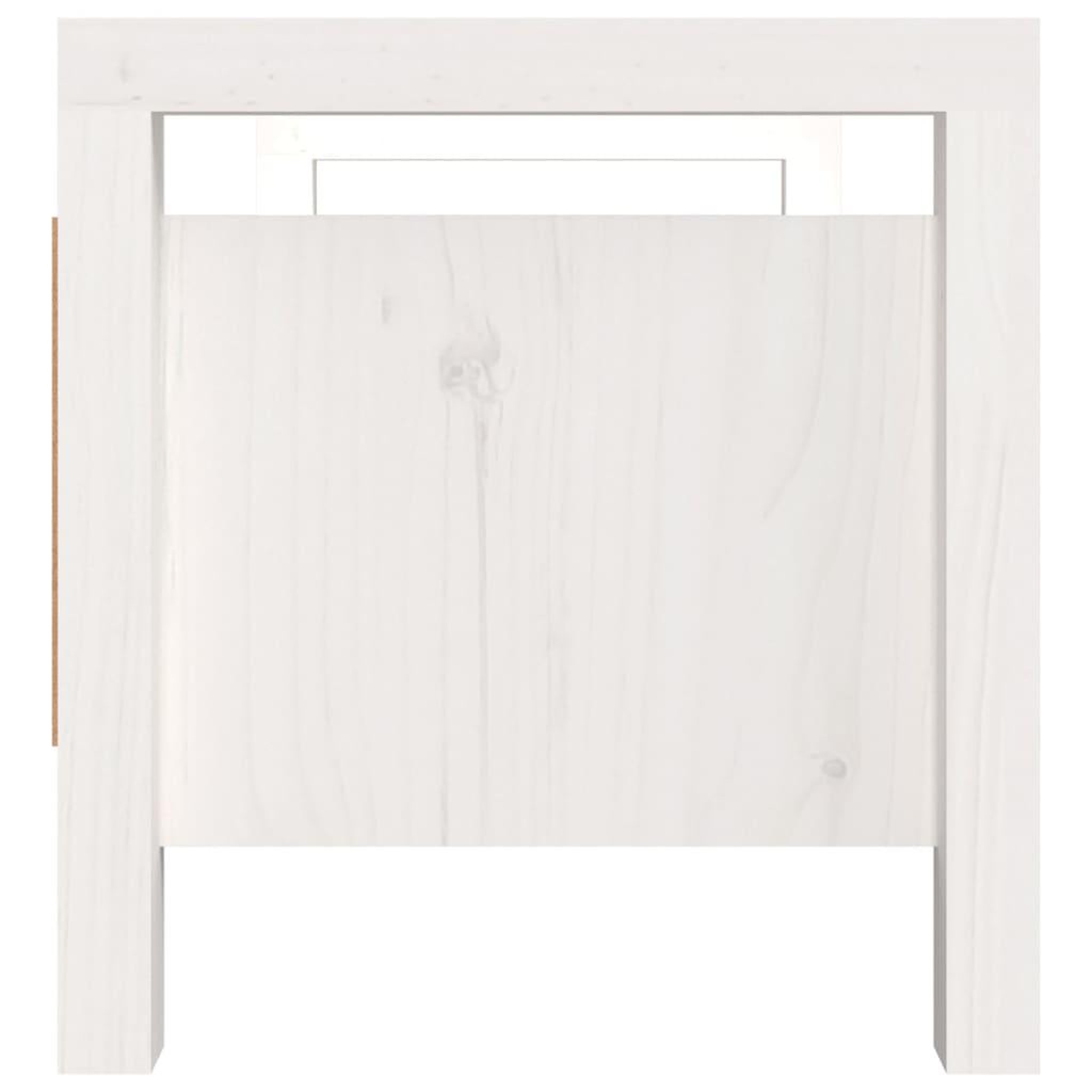 Voir la diapositive 5 : VIDAXL Banc d'entree Blanc 80x40x43 cm Bois de pin massif