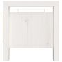Voir la diapositive 5 : VIDAXL Banc d'entree Blanc 80x40x43 cm Bois de pin massif